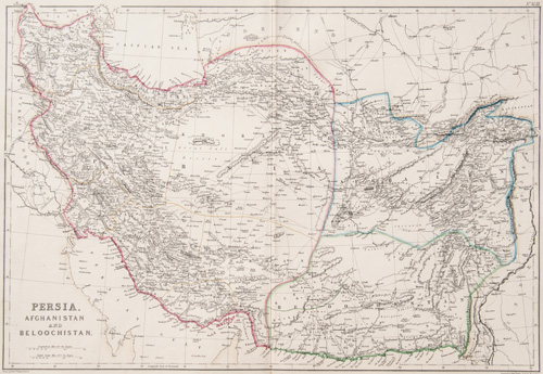 Persia, Afghanistan and Beloochistan 1860